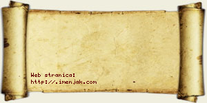 Isidora Ninković vizit kartica